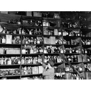  Shelves of Illegal Liquor Stored in the Nypd Property 