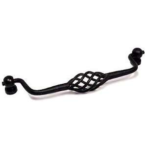 Normandy collection   7 twisted wire drop handle in patine black