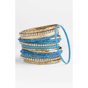  Cara Accessories Mixed Media Bangles (Set of 20) Jewelry