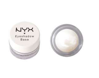 NYX eye shadow base grabs and firmly holds finely milled color powder 