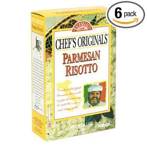 RiceSelect Chefs Originals, Parmesan Risotto, 6.5 Ounce Boxes (Pack 