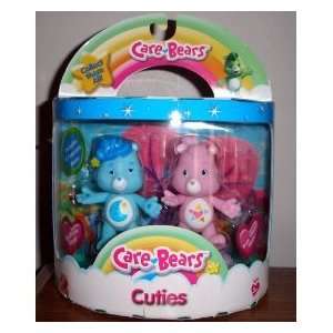  Care Bears Cuties 2.5 Figures ~ Bedtime Bear & True Heart Bear 