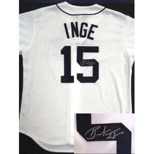  Brandon Inge Autographed Detroit Tigers Jersey Sports 