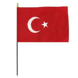  Turkey 8 x 12 Stick Flag Patio, Lawn & Garden