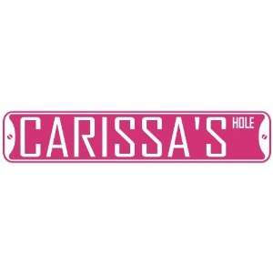  CARISSA HOLE  STREET SIGN