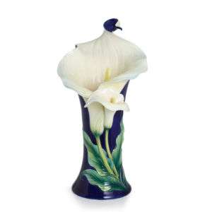 FZ02359 Franz porcelain Calla lily Large Vase (NEW) Ltd Edition  