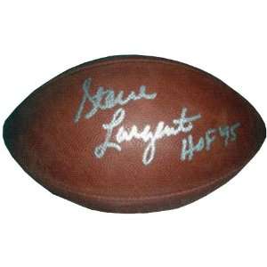  Steve Largent Autographed NFL Game Football w/ HOF 95 