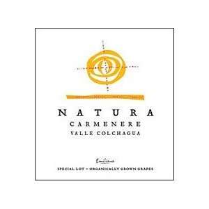  Natura Carmenere 2009 750ML Grocery & Gourmet Food