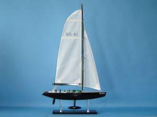 New Zealand 30 Wood Sailboat Model Louis Vuitton Cup  