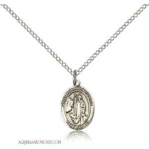  St. Anthony of Egypt Small Sterling Silver Medal Jewelry