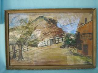 Original Art Painting of Landscape signed G. Fox  