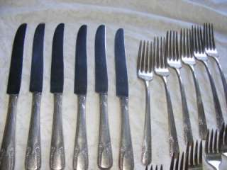 Rogers and Son I S Flatware Set 48 Pieces  