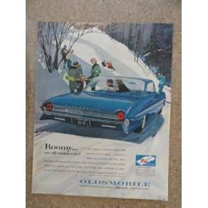   car/kids sliding down snow hill)Original vintage 1961 The Saturday