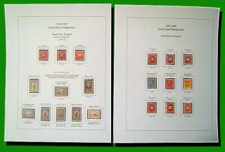 Canal Zone DELUXE Stamp Album Pages Full Color (US POSSESSIONS)  
