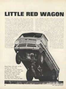 1965 DODGE A 100   LITTLE RED WAGON   ROGER LINDAMOOD   WHEELSTANDER 