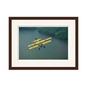  Stearman 43 Biplane Elk River Alabama Framed Giclee Print 