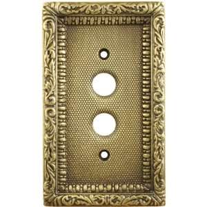   Gang Push Button Switch Plate In Antique By Hand
