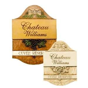  French Sign, Chateau wall plaque personalized item 595 