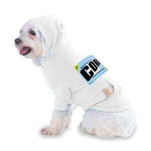   CORA Hooded (Hoody) T Shirt with pocket for your Dog or Cat MEDIUM