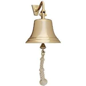  Weems & Plath 12 Inch Brass Bell with Lanyard Sports 