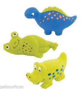 Mud Pie Animal Cracker Squirters Set of 3 Bath Toy NEW 718540060292 