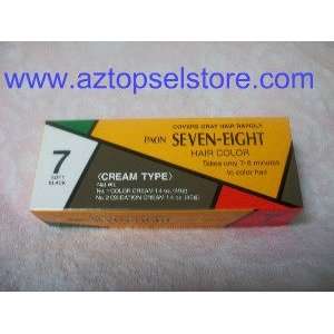  PAON SEVEN EIGHT CREAMY TYPE HAIR COLOR SOFT BLACK # 7 