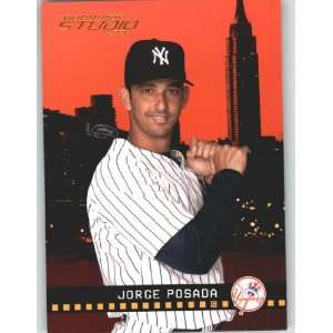  2004 Studio #138 Jorge Posada   New York Yankees (Baseball 