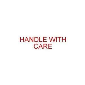   HANDLE WITH CARE Rubber Stamp for Mail Use self ink