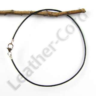 ROUND LEATHER CORD ANKLET 1.0mm CUSTOM COLOR & SIZE  