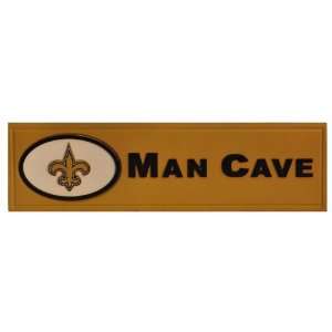    New Orleans Saints Man Cave Wooden Bar Sign