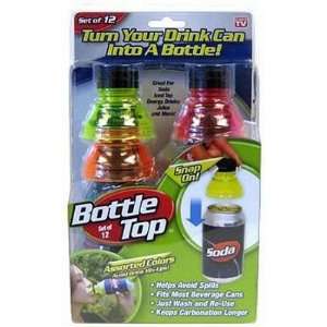  As Seen on TV Turn Your Drink Can into A Bottle Tops,12 
