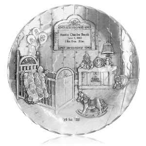    Handmade Nursery Plate by Wendell August Forge