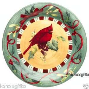   WINTER GREETINGS EVERYDAY CARDINAL Dinner plate Cardinal Bird New