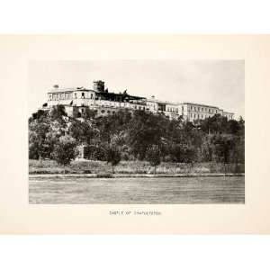  1912 Print Castle Chapultepec Mexico City Chapoltepec 