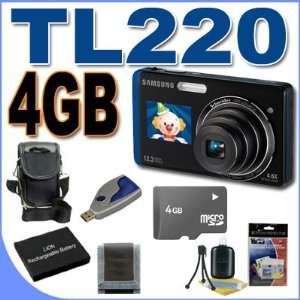  Samsung TL220 DualView 12MP Digital Camera w/4.6x Wide 