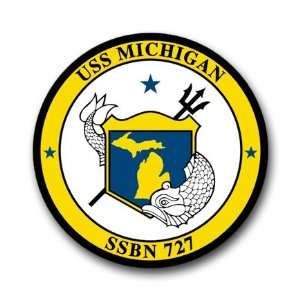  US Navy Ship USS Michigan SSBN 727 Decal Sticker 5.5 