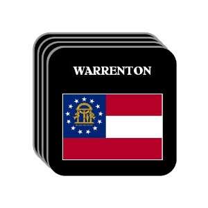 US State Flag   WARRENTON, Georgia (GA) Set of 4 Mini 