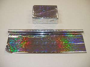 50 FT. Silver Splatter Mylar Holographic Gift Wrap  