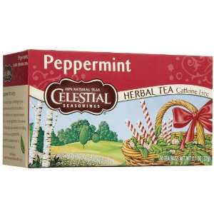 Celestial Seasonings Peppermint Tea Bags, 20 ct, 6 pk  