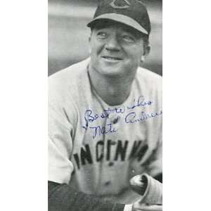  Nate Andrews Autograph/Signed 3x5 vintage postcard Sports 