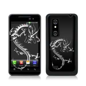  Chrome Dragon Design Protective Skin Decal Sticker for LG 