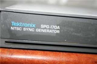 TEKTRONIX SPG 170A NTSC SYNC GENERATOR  