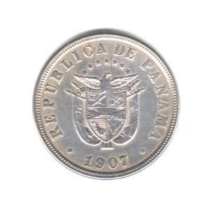  1907 Panama 2 1/2 Centesimos Coin KM#7.1 