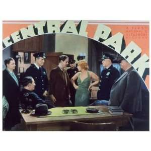  Central Park Movie Poster (11 x 14 Inches   28cm x 36cm) (1932 