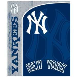  New York Yankees Jersey 50 x 60 Micro Raschel Throw 