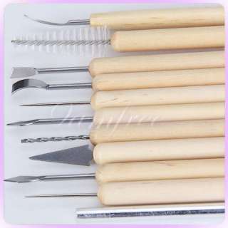 11pc WAX Clay CARVING set HOBBY   CRAFT   ARTIST tools  