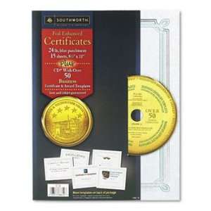   Certificates AWARD,CERT,W/CD,15/PK,BE (Pack of 10)