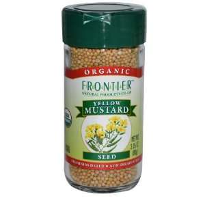 Frontier Mustard Seed, Yellow Whole CERTIFIED ORGANIC 3.05 oz. Bottle 