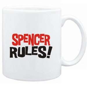  Mug White  Spencer rules  Male Names