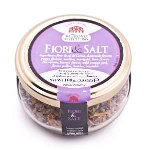 Casina Rossa Fiori & Salt, 3 1/2 oz Jar Grocery & Gourmet Food